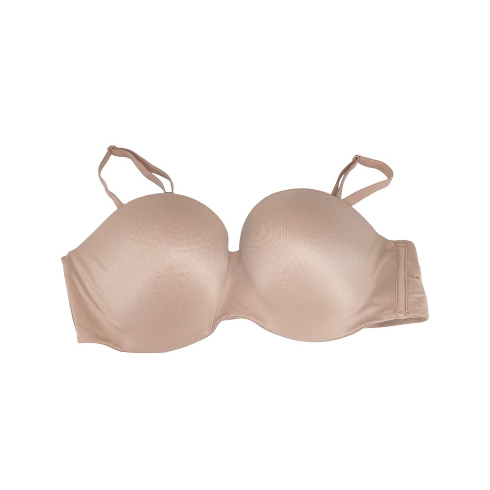 Victorias Secret Womens Bra Beige Padded Underwired Stretch Size 38C/D85